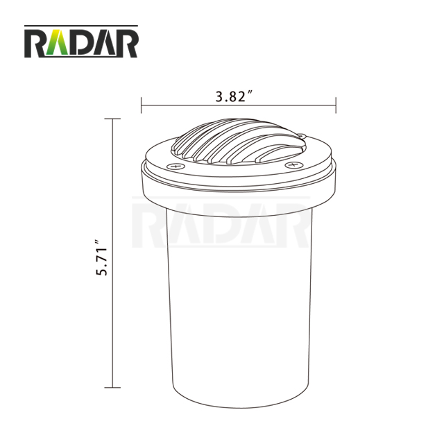 RGL-8801-BBR лучший наружный светодиодный светильник Inground Light