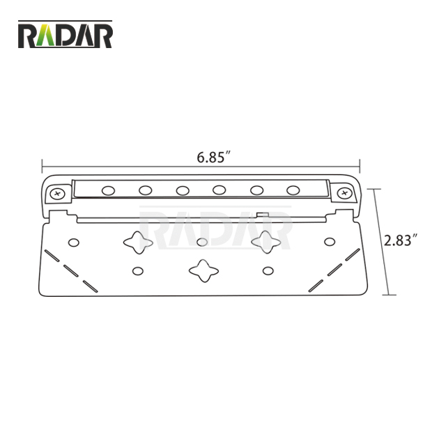 RHL-8501-BBR высококачественный бронзовый светодиодный светильник RGB Hardscape