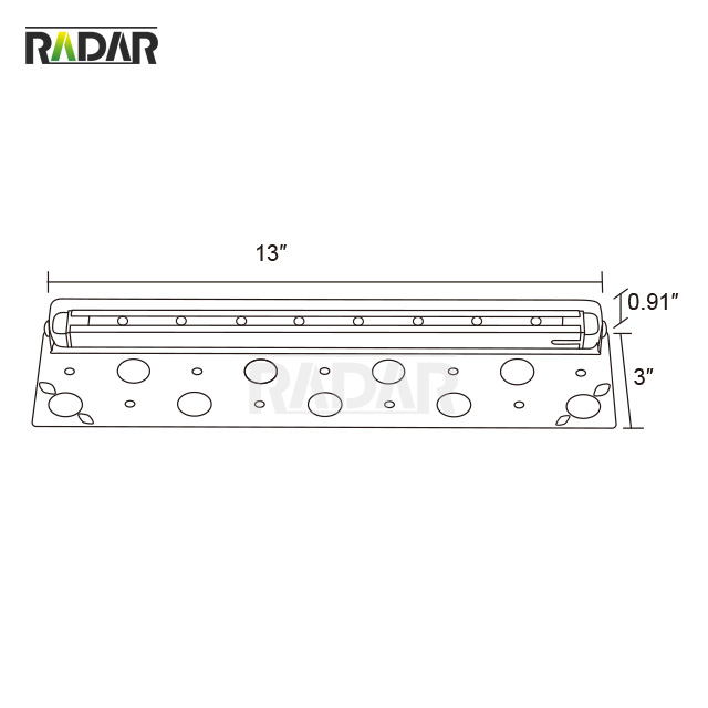 RHL-8502R-ABZ Встроенный бронзовый светодиодный RGB-светильник Hardscape